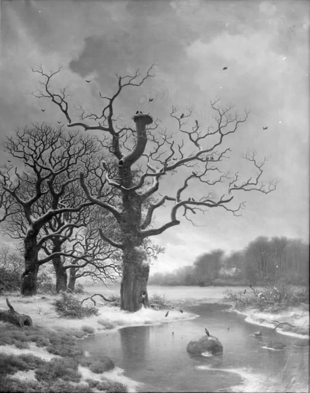 Paesaggio invernale - Statens Museum for Kunst, Copenaghen